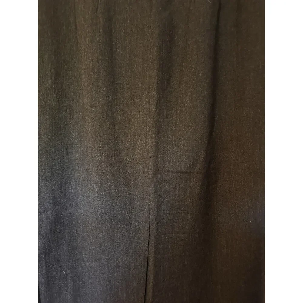 Harve Benard Holtzman Women’s Brown 100% Wool Lined Long Pencil Skirt Size 12
